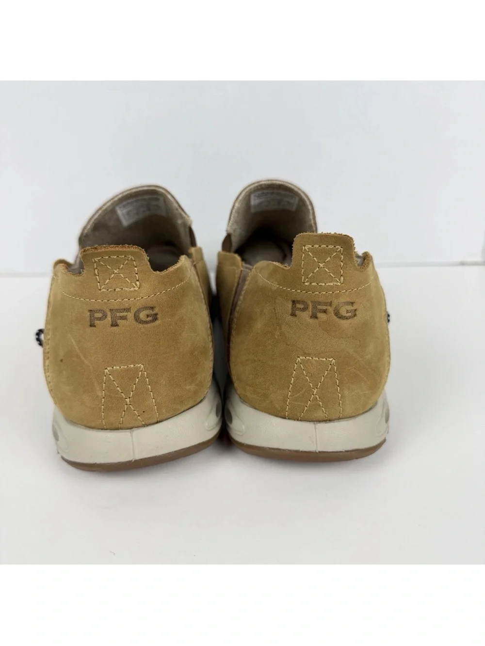 Columbia Men’s Super Bahama Vent PFG Boat Shoes Elk/Curry Brown Size 13